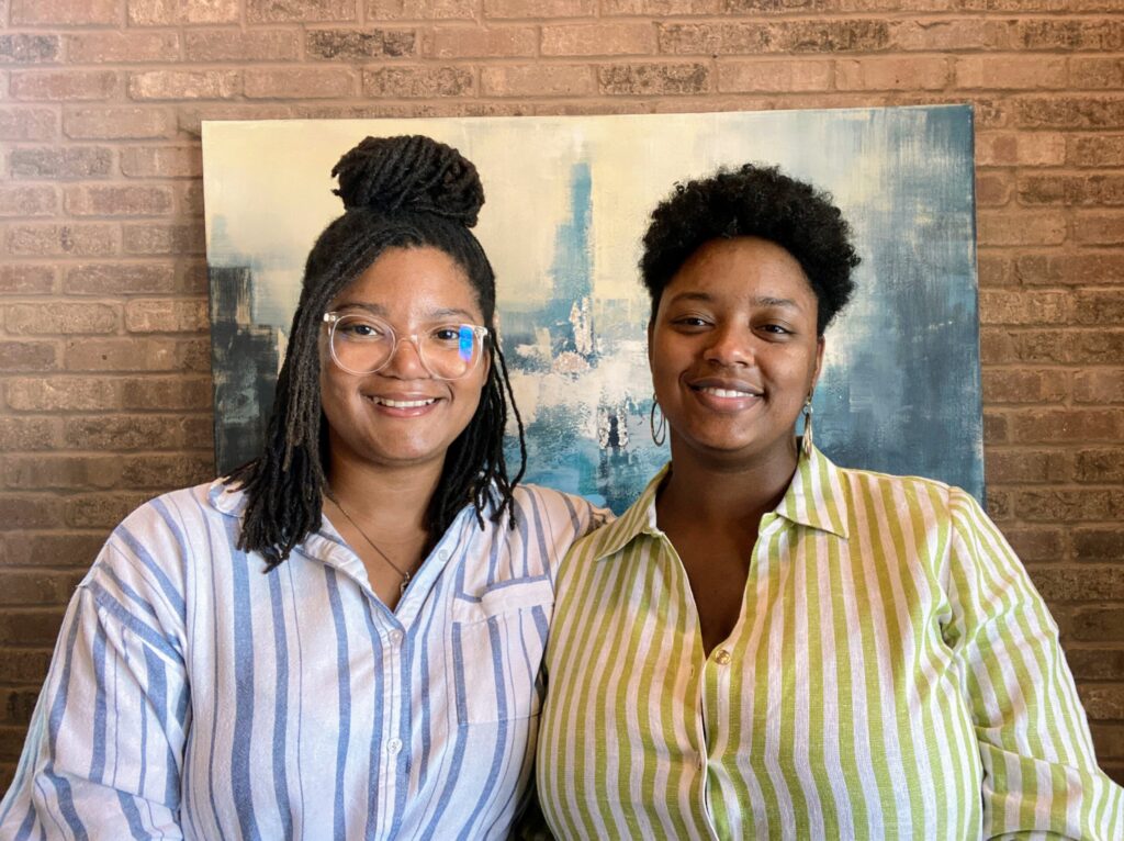 Event Planner, Zepher Barber, and her wife, Elisha Morrow, Design Architect.